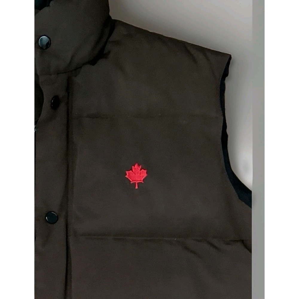 Canada Goose Coyote Puffer Vest Men's XXL Brown Maple Leaf Logo Expedition 2XL - Picture 3 of 11